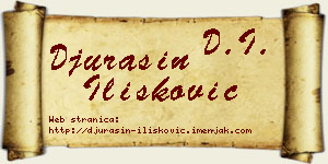 Đurašin Ilišković vizit kartica